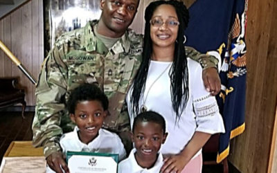 MASTER SERGEANT says THANK YOU To Mount Olive Ministries